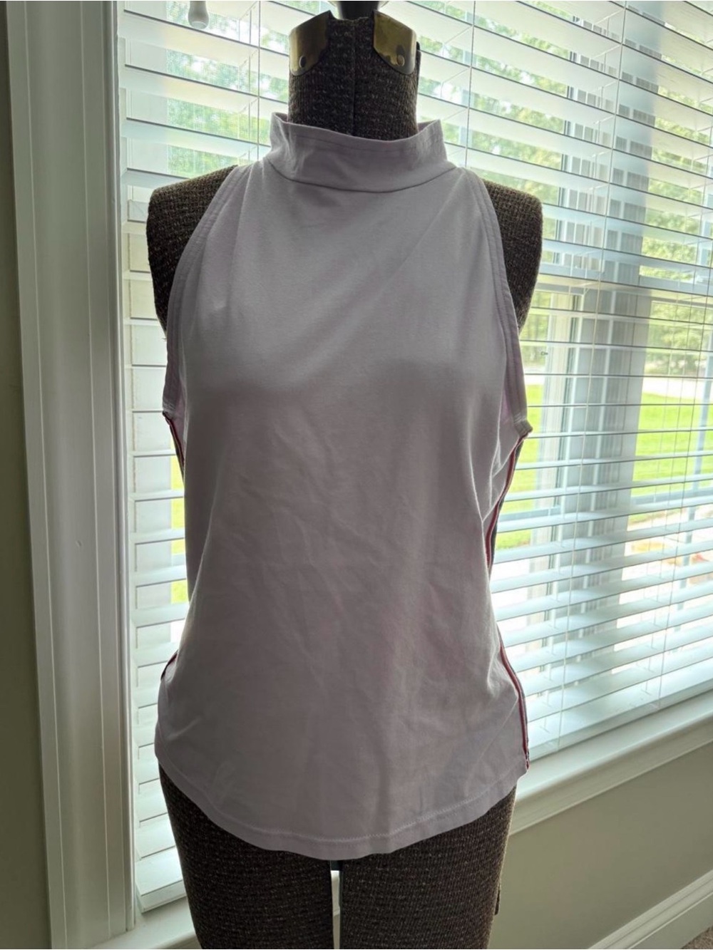 FP Movement by Free People Sleeveless Mock Neck Tank in Light Lavender